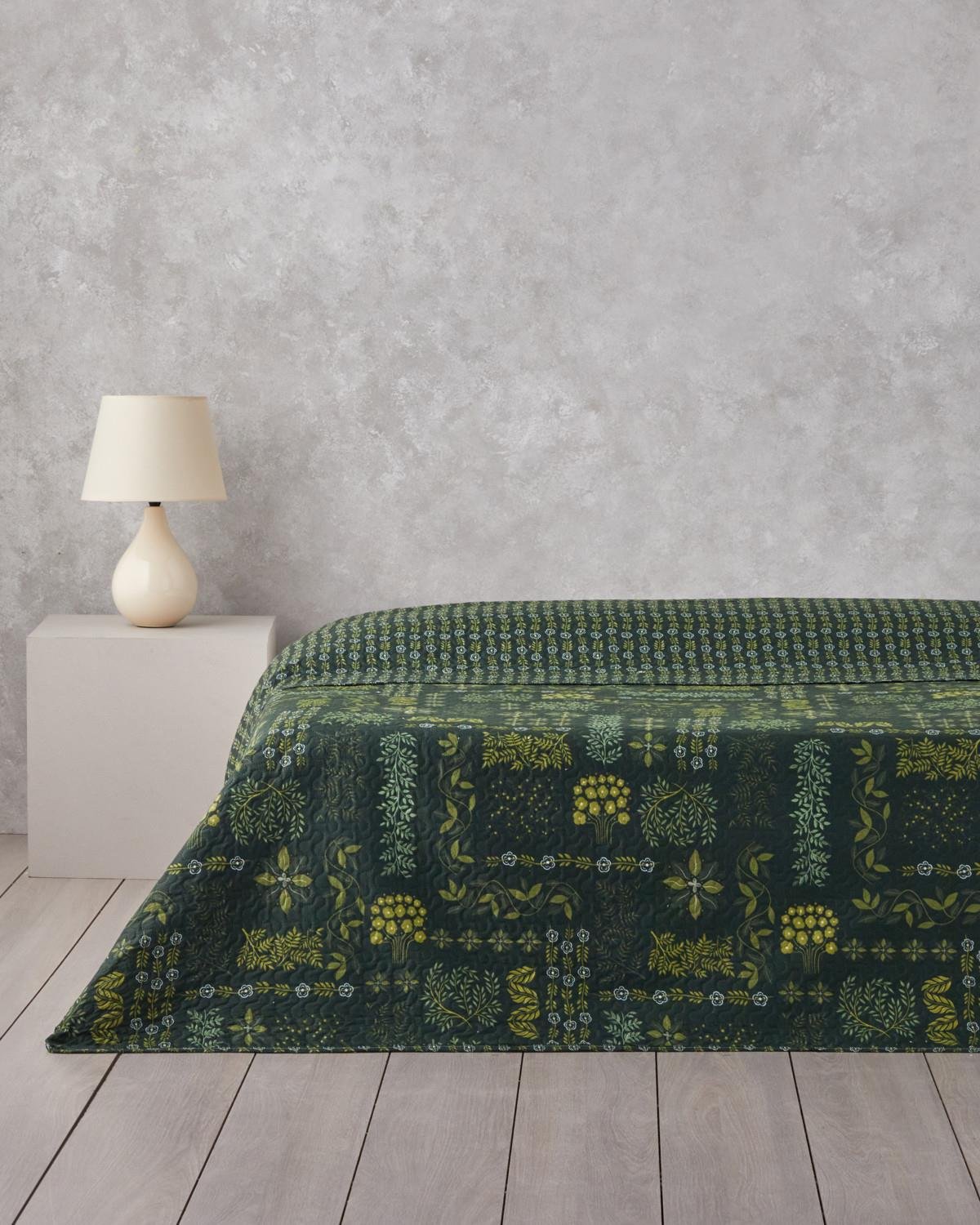 روانداز پنبه‌دوزی English home- مدل Tendril