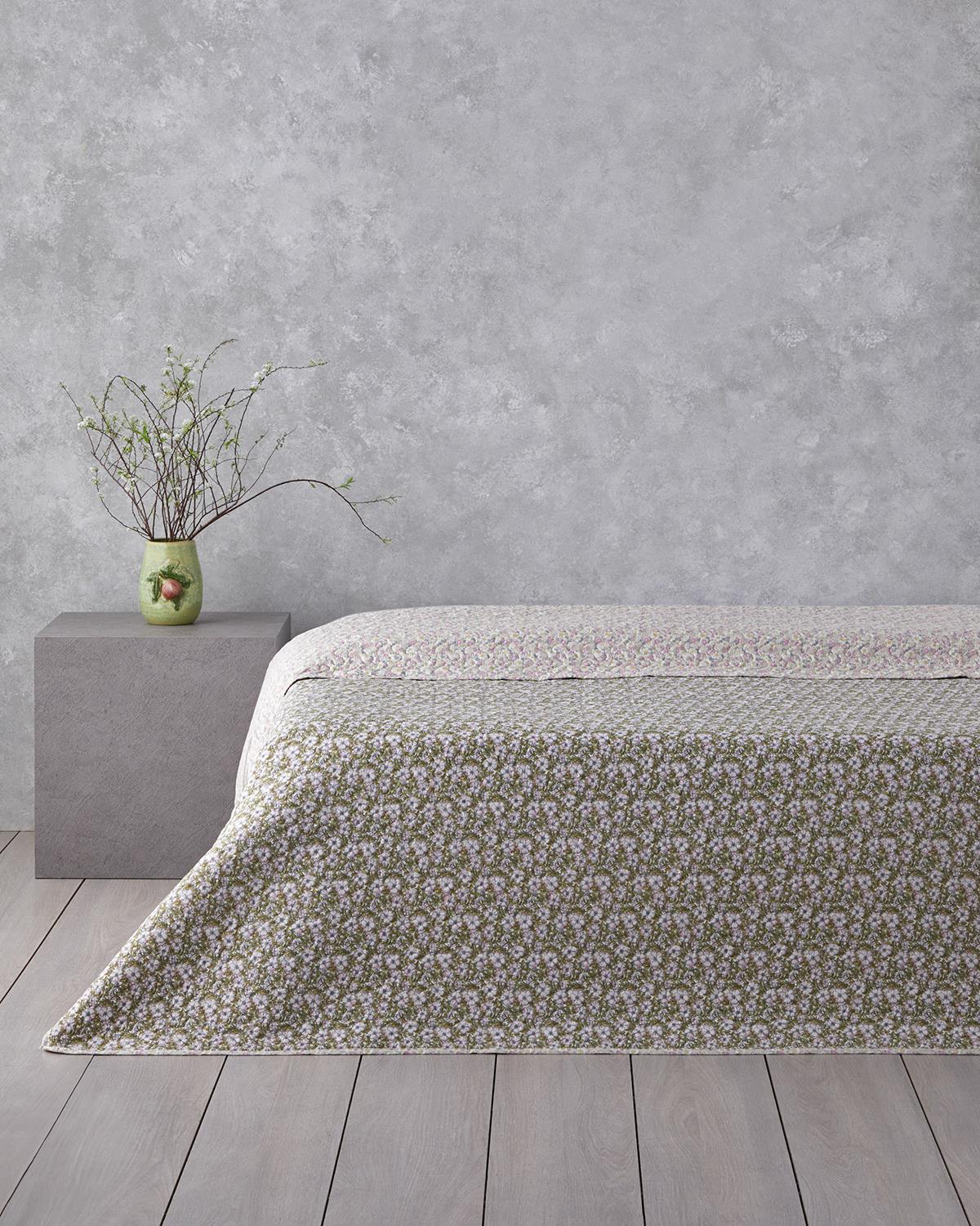 روانداز پنبه‌دوزی English home- مدل Blossom