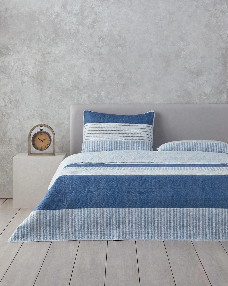 ست پنبه‌دوزی English home- مدل Sleek Stripes