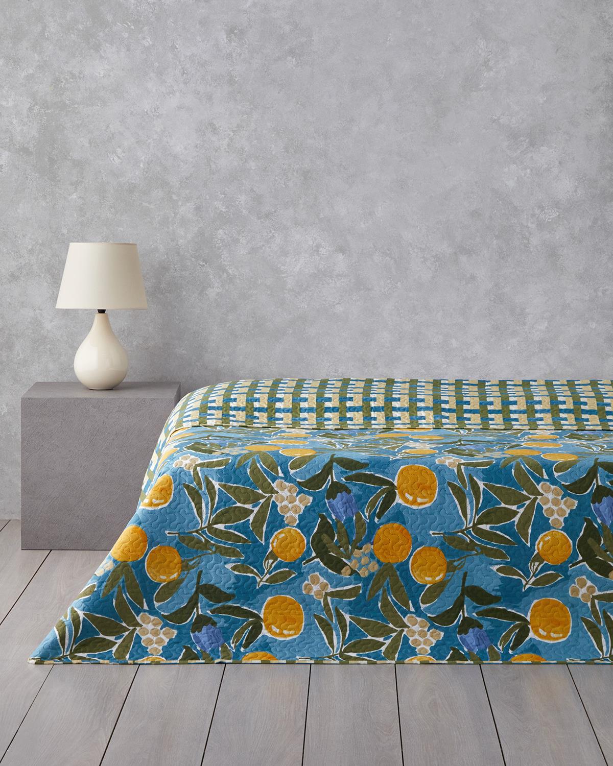 روانداز پنبه‌دوزی English home- مدل Lemon